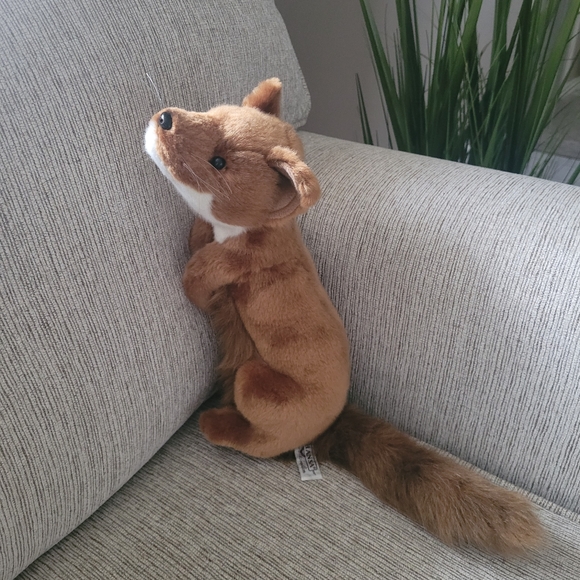 Hansa Creations Weasel 12" Realistic Plush - Picture 5 of 7